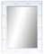 levandeo Wandspiegel LED Spiegel Weiß 39x49cm Wanddeko Schminkspiegel mit Beleuchtung Badspiegel Flurspiegel