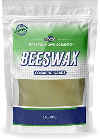 MYOC Pure Organic Raw Beeswax (110gm)| For Skin, Hand And Lip Balm Products| Used In Cream, Lotion, Soaps| Cosmetic Grade |