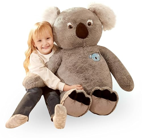 IKASA Große Koala Stofftier Riesenkoala Plüschtiere,78cm Gross Kuscheltier Süßes Riesiges Plüschtiere Plüsch Jumbo Stofftiere,Geschenk für Kinder