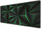 Neon Green | Geometric Black Large XXL Gaming Mouse Mats | 60x30cm