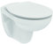 Ideal Standard TIRSO - Set WC sospeso bianco, senza flangia, sedile con freno di caduta per una chiusura morbida e silenziosa, resistente e facile da pulire, R034301