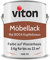 Viton Möbellack - 3 Kg - Seidenmatt Braun - Möbelfarbe auf Wasserbasis - RAL 8004 Kupferbraun