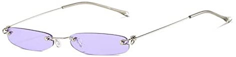 PUYYDS Anime Das katastrophale Leben von Saiki K. Cosplay Requisiten Saiki Kusuo Brille Grüne Linse Sonnenbrille Randlose Sonnenbrille für Herren Unisex