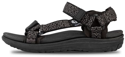 Lakeland Active Men's Stonethwaite Adjustable Outdoor Walking Trekking Sandals - Tribal Black - 8