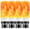 Qelus Flame Light Bulb,LED Flame Effect Light Bulbs,5W B22 Flickering Light Bulb with 3 Modes Retro Indoor Outdoor Decorationrative Lights for Home Party Decoration (4 Pcs)