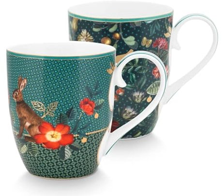 PIP STUDIO 51002335 Winter Wonderland Henkelbecher 450 ml Set2