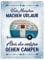 Viele Menschen machen Urlaub, die coolsten gehen campen Metallschild in 15x20 cm ein schönes Dekoschild für Camping-Begeisterte für Zuhause oder den Wohnwagen auf dem Campingplatz