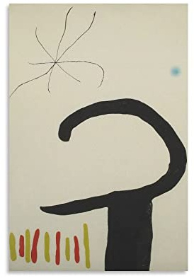 Joan Miro Espriu Miro Teller Surrealismus Kunstwerke Poster Kunstwerke Leinwand Ästhetik für Zimmer Wandkunst Moderne Dekoration 60 x 90 cm