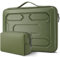 DOMISO 17 inch Laptop Sleeve with Pouch Shockproof Waterproof EVA Protective Case for 17 ZBook Fury 17,3 G8/MSI GS73VR Stealth Pro/HP Envy 17/LG Gram 17/ROG Strix GL702VS, Green