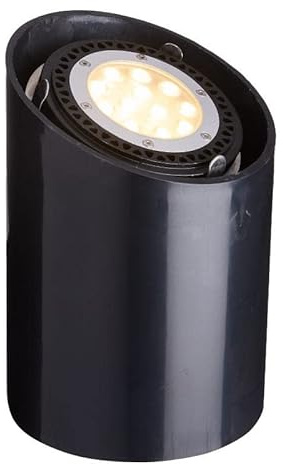 VOLT 12V PVC Well Light (Black) & 9W 2700K PAR36 LED Bulb