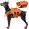 Kuoser Giubbotto di salvataggio per cani di piccola taglia media e grande, regolabile e ripstop per cani, con presa di salvataggio, alta capacità di galleggiamento, per animali domestici, salvavita