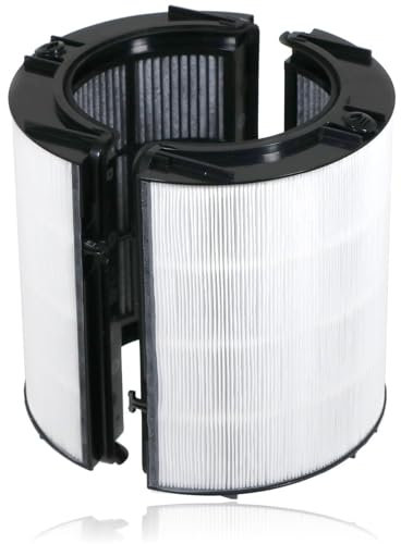 SPARES2GO 2-in-1 Filter for Dyson DP04 HP04 HP06 HP07 HP09 PH01 PH02 PH03 TP04 TP06 TP07 TP09 Air Purifiers (360 True H13 HEPA + Activated Carbon Filter)
