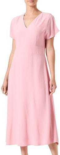 Comma Midi Kleid aus Satin