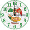 Print Equipment (69.21) Wanduhr Glasuhr Ø 29 cm - Pizzabäcker Pizzeria Ristorante - gerne inklusive Name