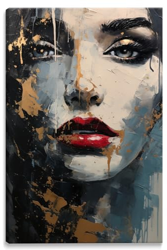 Muralo Wandbilder Abstrakte Motive, Modern, Kunstdruck - 20x30 cm | Leinwandbild, Modernes Design, UV-beständig - ideal für Wohnzimmer, Schlafzimmer und Büro