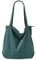 BOTCAM Nordlicht Taschen Damen Frauen Frühling Und Freizeit Solide Cord Große Kapazität Wasserdicht Retro Vielseitige Zipper Schulter Tasche Upcycling Taschen (Green, One Size)