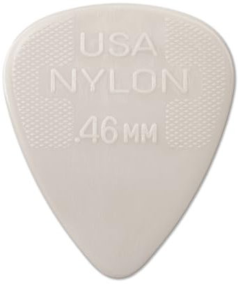 DUNLOP Nylon Standard 0,46 mm weiß, 24er Pack Plektren (44F046)