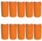 VIERSHU 10 Rollen Selbstklebender Verband 10cm Selbsthaftende Bandage Elastische Binde Wasserfest Haftbandage Pflasterverband Fixierbinde für Knie Beine Hand Wrist und Sprunggelenk (Orange)