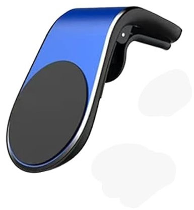 Support Téléphone Voiture pour Fiat 500/500C/500E/Abarth 500 2007-2022 2023 2024, Porte Téléphone Magnétique Grille D'Aération Support Telephone Voiture Magnetique,Blue-1 pcs