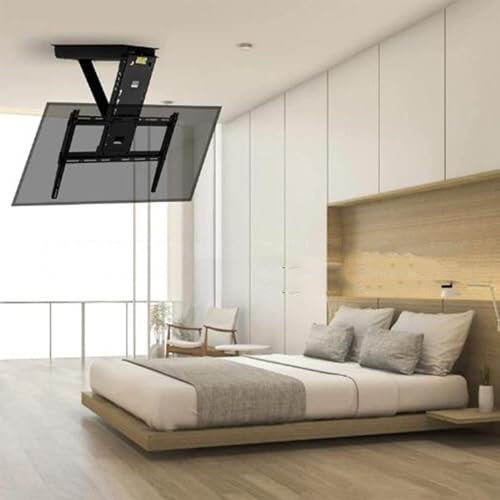 Support TV de Plafond motorisé - Ascenseur TV motorisé, Support TV motorisé, Support TV motorisé pour téléviseurs de 32 à 65 Pouces, Ascenseur TV électrique télescopique
