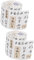 TEHAUX 2 Rollen Washi-tape Scrapbooking Washi Tape Aufkleber Zum Basteln Vintage Washi-aufkleber Scrapbook-dekor Bastelband Washi Tape Zum Aufzeichnen Abdeckband Weiß Japanisches Papier