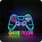 Wanxing Game Room Neon Sign, Wall Game LED Sign, Game Neon Sign for Game Zone Party Room Decoration Shop Home Kitchen Wall Decoration Bar Restaurant Club Business Party