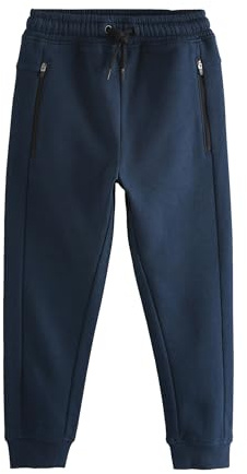 NEXT Jungen Standard Slim Fit Jogginghose mit Reißverschluss Marineblau Numeric_164
