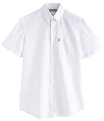 NEXT Herren Schmale Passform Bügelleichtes Regular Fit Button-down-Oxfordhemd