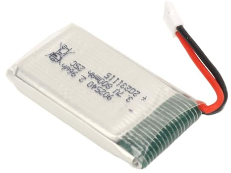 SUNGOOYUE Batterie Lipo 3.7V 800mAh, Batterie Lipolymère Rechargeable pour Quadrirotor CX30, Alimentation Légère
