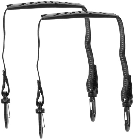 ERINGOGO 2 Stück Skitragegurte für Skischuhe und Rollschuhe Robustes Abriebfestes Material Leicht und Kompakt für Outdoor und Reisen