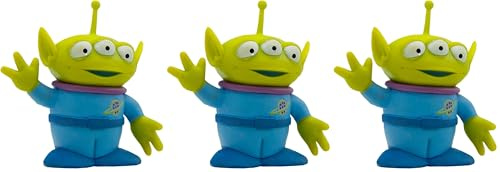 Pixar Disney Toy Story 3 Alien Extra-Terrestre Figurine 7 cm (Lot de 3)