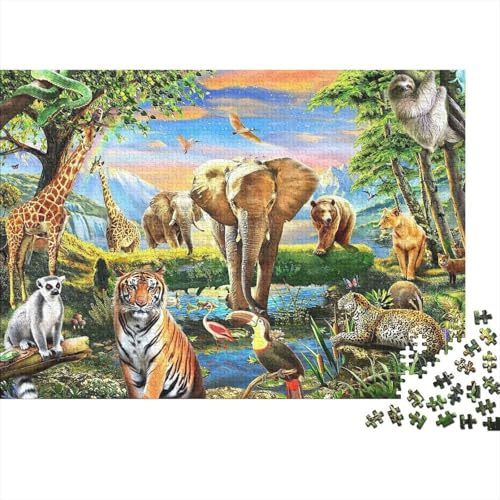 Tiere Dschungel Tiger 1000pcs Puzzle Für Erwachsene Geschenk