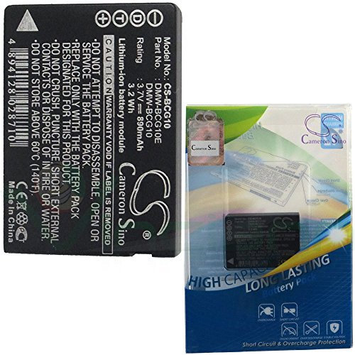 Battery for Panasonic Lumix DMC-TZ10, Lumix DMC-TZ10EG-A, Lumix DMC-TZ10EG-K,...