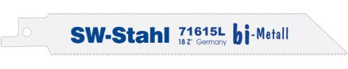 SW-Stahl 71615L Säbelsägeblatt HSS 150 x 19 x 0,9 mm - 5 Stück