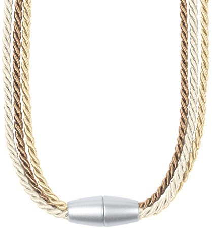 Raffhalter / Gardinen-Accessoire / Vorhangdekoration ARENELLA mit Spannweite 65cm (beige-braun)