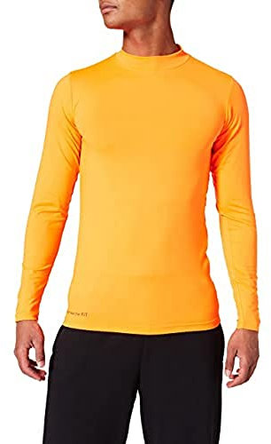 UHLSPORT - DISTINCTION COLORS BASELAYER - Sous Maillot Manche Longues - Matière Légère - Coupe Moulante Ajustée - rose - FR : L (Taille Fabricant : L)