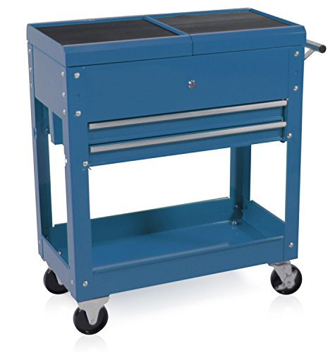 Werkzeugwagen mit Ablagekasten blau