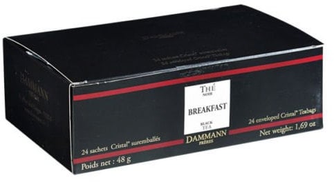 Dammann Frères - Thé Breakfast - 4 BOITES de 24 sachets individuels