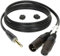 Klotz Câble insert,XLR m/f-6,3 jack stéréo. 3 m, AY1X-0300, Neutrik - Câble d'insert
