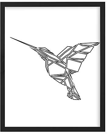 Bilderrahmen A3 30x40 cm – Farbe Schwarz aus Holz, mit Acrylglas – zum vertikalen oder horizontalen Aufhängen/Aufstellen, für Fotos, Poster, Puzzles