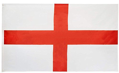 Haobase 1,5 x 0,9 m Angleterre Croix de St George Drapeau Décoration Drapeau