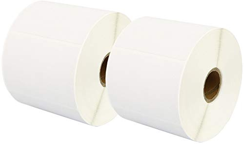 2 Rollen 76mm x 51mm Thermodirekt-Etiketten kompatibel für Zebra GK420d GK420t GC420d GX420d GX420t GC420t GX430t GT800 LP2844 TLP 2844 Citizen CL-S521 CL-S621 CL-S631 (1000 Etiketten pro Rolle)