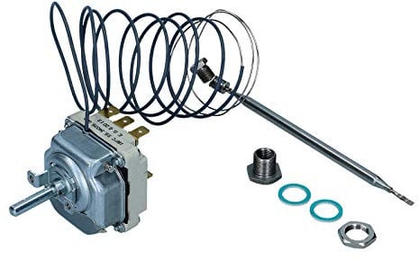 LUTH Premium Profi Parts Thermostat 95-180° kompatibel mit EGO 55.34035.080 mit Stopfbuchse für Fritteuse