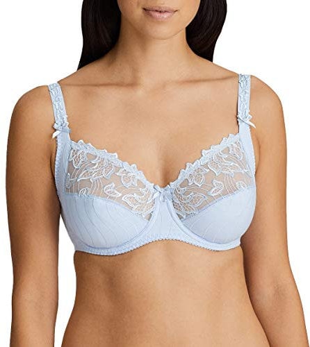 Prima Donna Womens Deauville Full Cup Wire Bra Size 30G in Heather Blue 55% Polyamide, 27% Polyester, 11% Cotton 7% Elastane Non-Padded Underwired
