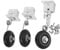 BliliDIY Landing Gear Fixed Base With Steel Wire & Wheel For Rc Airplane