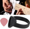 Denkerm Gitarrenplektrum, Schwarz, Gummi, 0.76 Millimeter, Minimalistisch, für Gitarre