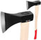 KOTARBAU® Axt Geschmiedet 2.5 kg Gesamtlänge 794 mm mit Holz-Stiel Axt zum Holzspalten Spaltbeil Spalthammer Holzhacken Beil