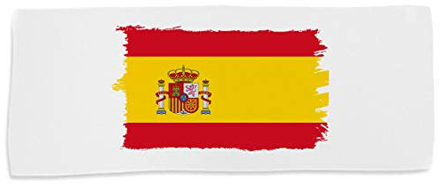 Toalla Mediana Gimnasio Gym Absorbente Bandera ESPAÑA Pais CONSTITUCION Suave con bolsita