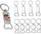 10 Pieces Sublimation Blank Keychains Sublimation Metal Bottle Opener Blank KeyRings Aluminum Heat Transfer Sublimation Keychains Customized Sublimation Photos for Husband, Boyfriend, Friends