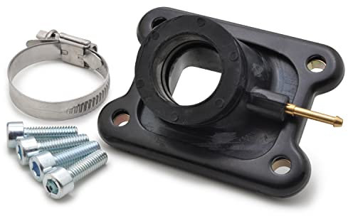 Easyboost Pipe d'Admission 12 à 21mm Type Origine pour Derbi Euro 2-3-4 pour Carburateur 12-14-16-17.5-19-21mm